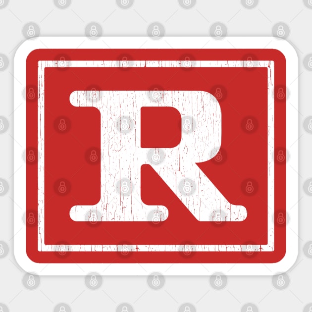 RATED R Sticker by trev4000